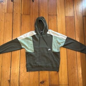 Nike Sportswear Colourblock Retro Style Hoodie Mens L